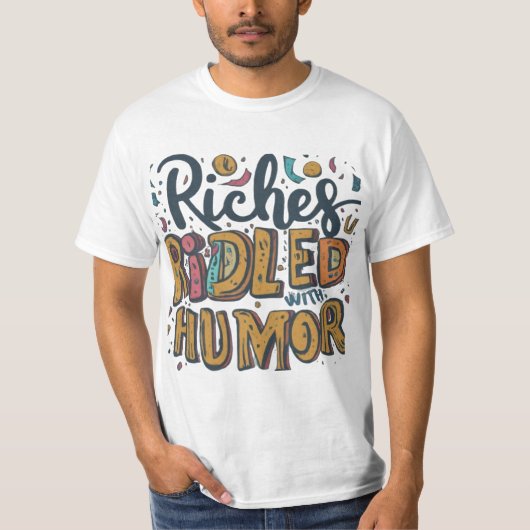 ユーモアにあふれた富 Tシャツ (正面)