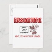 ユーモアに気を付ける ポストカード (正面/裏面)