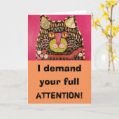 ユーモアのあるあいさつカークールド カード (黄色い花)