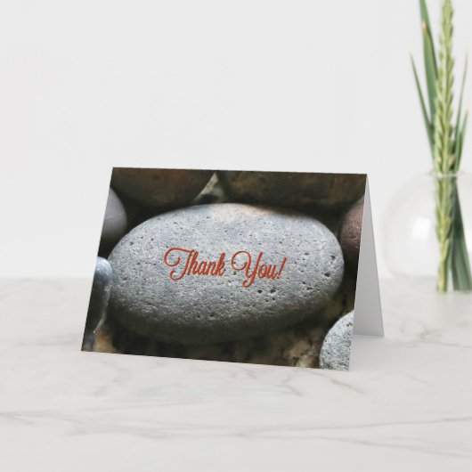 ユーモアのあるおおもしろい前ロックサンキューカード サンキューカード (正面)