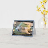 ユーモアのあるおもしろいと間抜け カード (黄色い花)