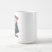 ユーモアのあるおもしろいクリスマスに帰るトランプ コーヒーマグカップ (中央)
