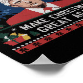 ユーモアのあるおもしろいTrumpmasが再びクリスマスを素晴らし飾る ポスター (角)