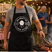 ユーモアのあるお肉大好きな人へ It's what I do I smoke meat & I kn エプロン
