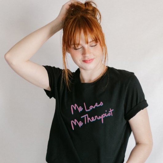 ユーモアのあることわざ – メンタルヘルス – ハンドレターTシャツ Tシャツ