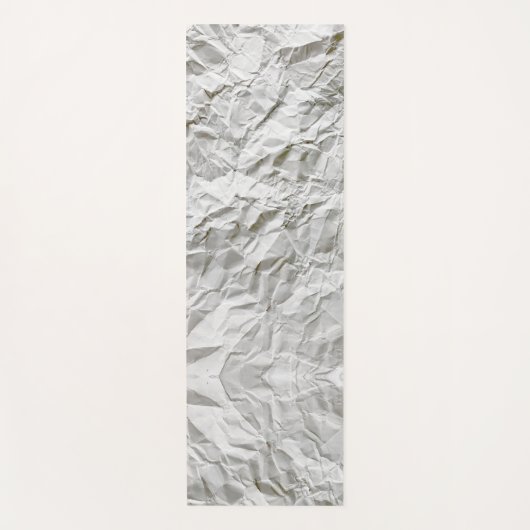 ユーモアのあるしわくちゃの紙 ヨガマット (正面)