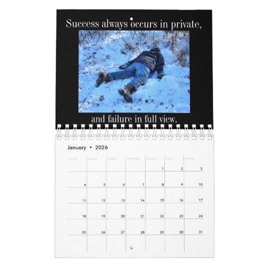 ユーモアのあるでアンチやる気を起こさせるな失敗およびナンセンス カレンダー (1月 2026)