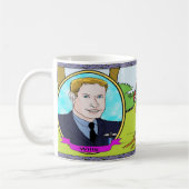 ユーモアのあるで王室のな結婚式のコーヒー・マグ コーヒーマグカップ (左)