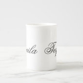 ユーモアのあるなおもしろいなテキーラのヒップスターのユーモアのコーヒー茶 ボーンチャイナマグカップ (正面)