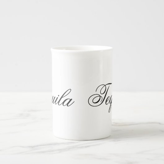 ユーモアのあるなおもしろいなテキーラのヒップスターのユーモアのコーヒー茶 ボーンチャイナマグカップ (正面)