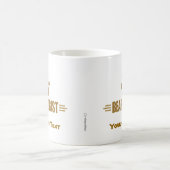 ユーモアのあるなくま コーヒーマグカップ (中央)