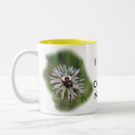 ユーモアのあるなぬれたタンポポのコーヒー・マグ- pesonalize ツートーンマグカップ
