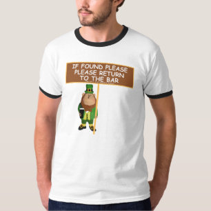 ユーモアのあるなアイルランドビール Tシャツ