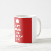 ユーモアのあるなカレー コーヒーマグカップ (正面右)