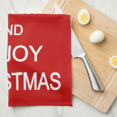 ユーモアのあるなクリスマスの台所タオル キッチンタオル (四つ折り)