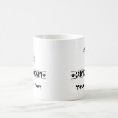 ユーモアのあるなグレイハウンド犬 コーヒーマグカップ (中央)
