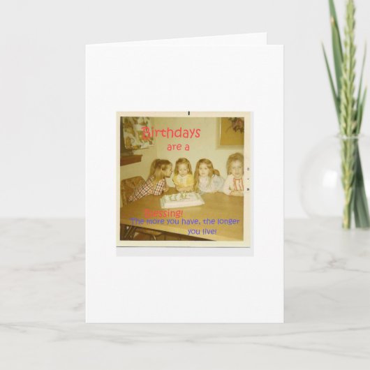 ユーモアのあるなバースデー・カード カード (正面)