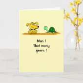 ユーモアのあるなバースデー・カード カード (黄色い花)