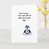 ユーモアのあるなバースデー・カード カード (黄色い花)