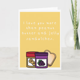 ユーモアのあるなピーナッツバターおよびゼリーサンドイッチ シーズンカード