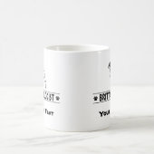ユーモアのあるなブリッタニー コーヒーマグカップ (中央)