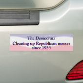 ユーモアのあるなプロ民主党のステッカー バンパーステッカー (車上)