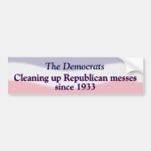 ユーモアのあるなプロ民主党のステッカー バンパーステッカー (正面)