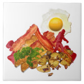 ユーモアのあるなベーコンのためのケチャップによって行くSquatchin タイル (正面)