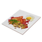 ユーモアのあるなベーコンのためのケチャップによって行くSquatchin タイル (側面)