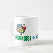 ユーモアのあるなヤードセール コーヒーマグカップ (正面左)