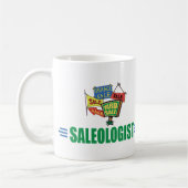 ユーモアのあるなヤードセール コーヒーマグカップ (左)