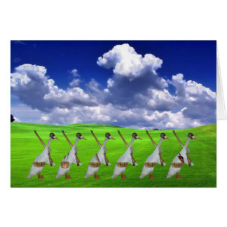 ユーモアのあるなランナーのアヒル