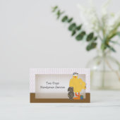 ユーモアのあるな便利屋の修理人サービスのためのテンプレート 名刺 (スタンド正面)