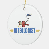 ユーモアのあるな凧の飛行 セラミックオーナメント (左)