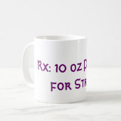 ユーモアのあるな医学のコーヒー・マグ コーヒーマグカップ (正面左)