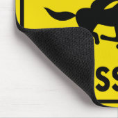 ユーモアのあるな印-頭のない騎手の交差 マウスパッド (コーナー)