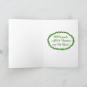 ユーモアのあるな天使羊飼いのテーマのクリスマスカード シーズンカード (内部)