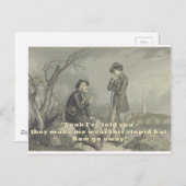 ユーモアのあるな挨拶状のおもしろいのスコットランド人の誕生日 ポストカード (正面/裏面)