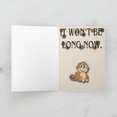 ユーモアのあるな挨拶状を"言いなさい"か猿をした何が カード (内部)