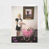 ユーモアのあるな挨拶状 カード (正面)