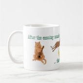 ユーモアのあるな童謡のマグ コーヒーマグカップ (左)