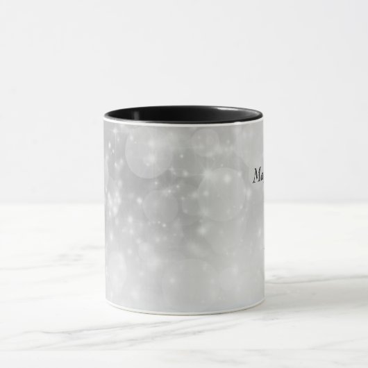 ユーモアのあるな霊気のデザイン マグカップ (中央)