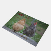 ユーモアのあるな鶏のドアマット ドアマット (アングル)