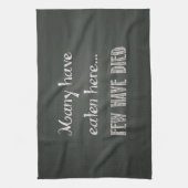 ユーモアのあるな黒板の効果の台所タオル キッチンタオル (縦)