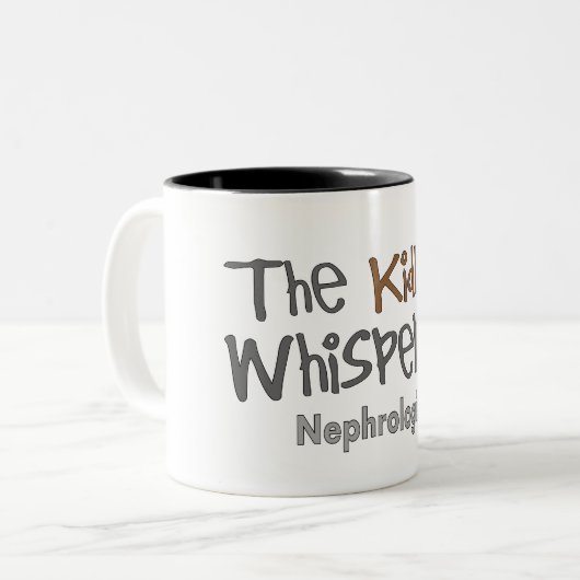 ユーモアのあるなNephrologistの医者のギフト ツートーンマグカップ (正面左)