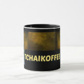 ユーモアのあるなTCHAIKOFFEEのコーヒー・マグ マグカップ (中央)