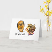 ユーモアのあるアドバイス カード (黄色い花)