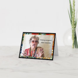 ユーモアのあるアドバイス カード