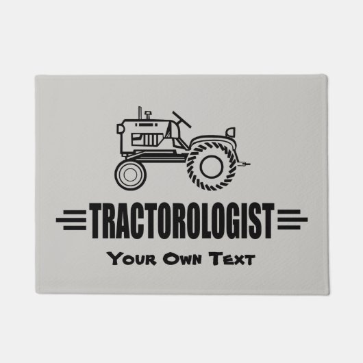 ユーモアのあるカスタマイズItトラクタ ドアマット (正面)