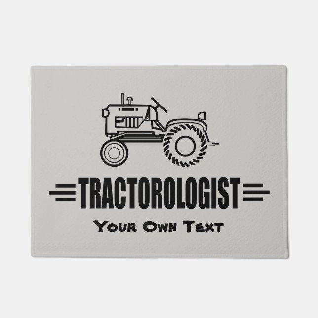 ユーモアのあるカスタマイズItトラクタ ドアマット (正面)